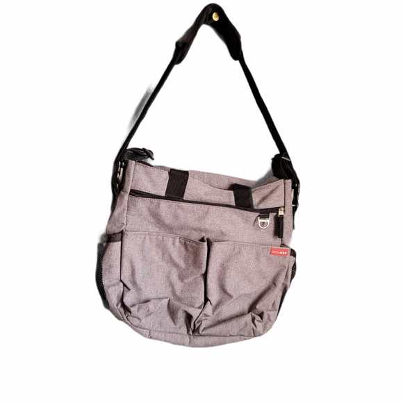 Skip Hop Messenger Diaper Bag lots of pockets dad mom bag for baby shoulder - Picture 1 of 3